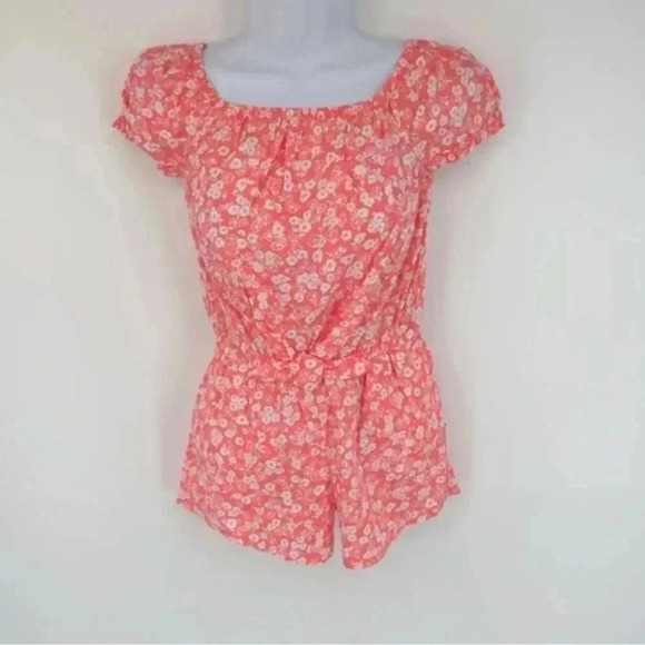 Gap Kids One Piece Floral Pink Jumper‎ Size 14-16 - Picture 1 of 7